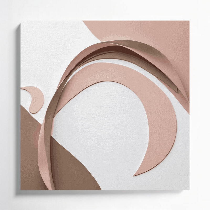 Minimalisme 31, art mural bleu sur toile, H 8 po x l 8 po