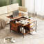 Table basse à plateau relevable avec rangement Farmhouse