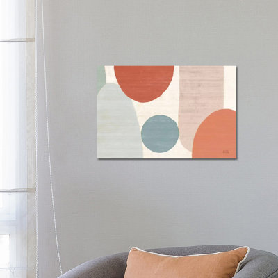Spring Costa Del Sol I Muted Crop 1 Piece Wrapped Canvas Wall Art