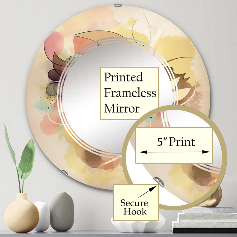 Miroir mural Marshtown, 24 po x 24 po
