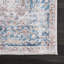 Tapis traditionnel lavable antidérapant - beige / bleu océan pour vestibule, couloir, salle de bain et cuisine-1843772430