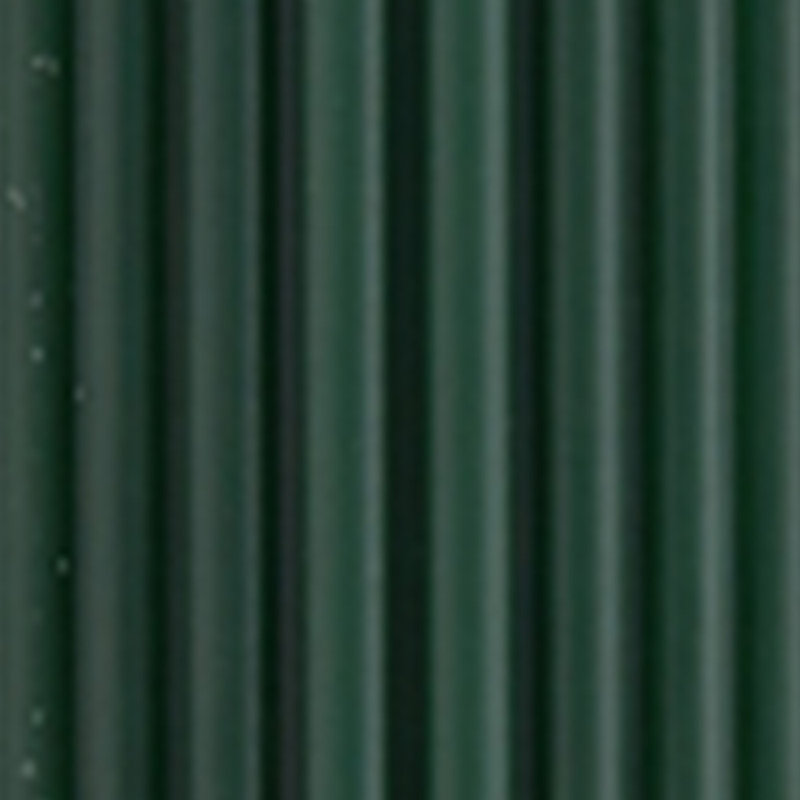 Grecian Collenette Unscented Taper Candle, 7" H x 1.25" W x 1.25" D, Green