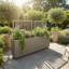 Jardinière Grove Divider - gris-brun