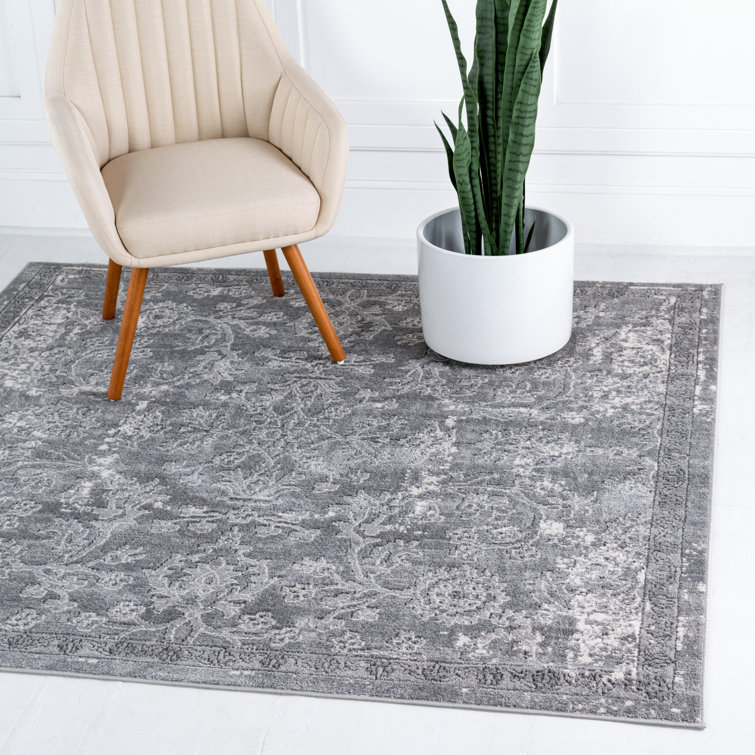 Tapis gris Hidekazu