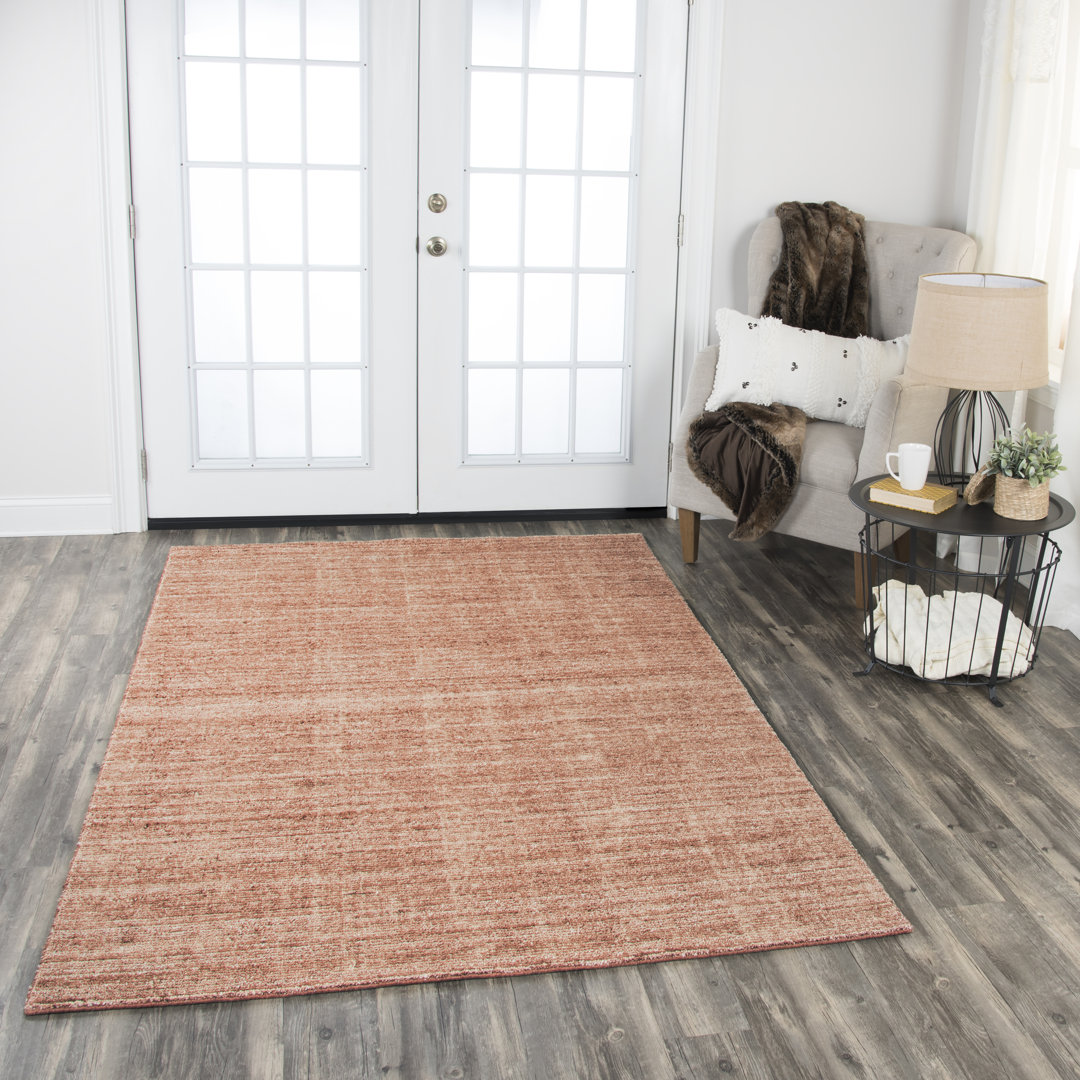 Jefferson Hand Loomed Terracotta Area Rug Laurel Foundry Modern Farmhouse® Rug 
