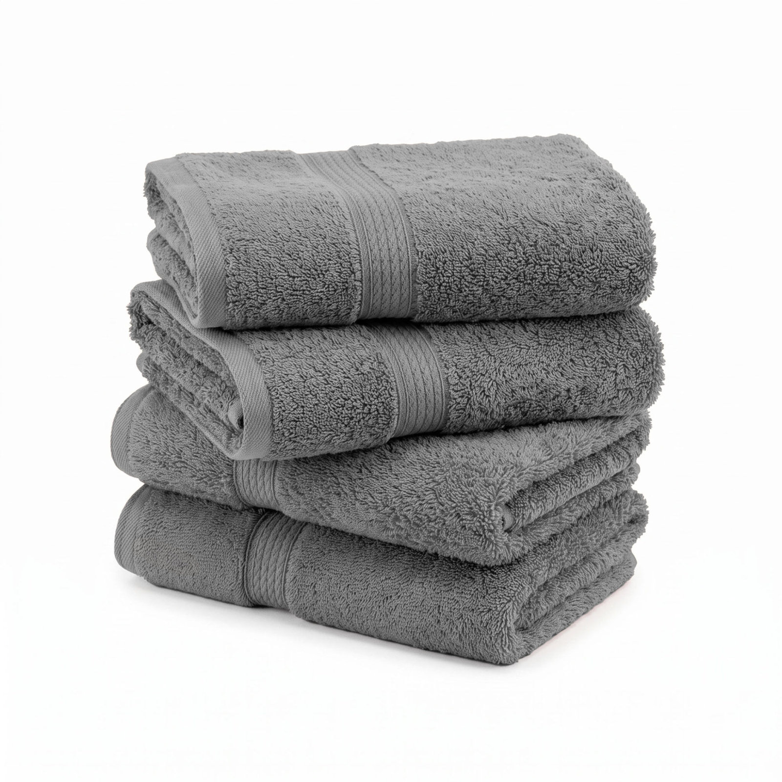 Egyptian Cotton Hand Towels, Charcoal