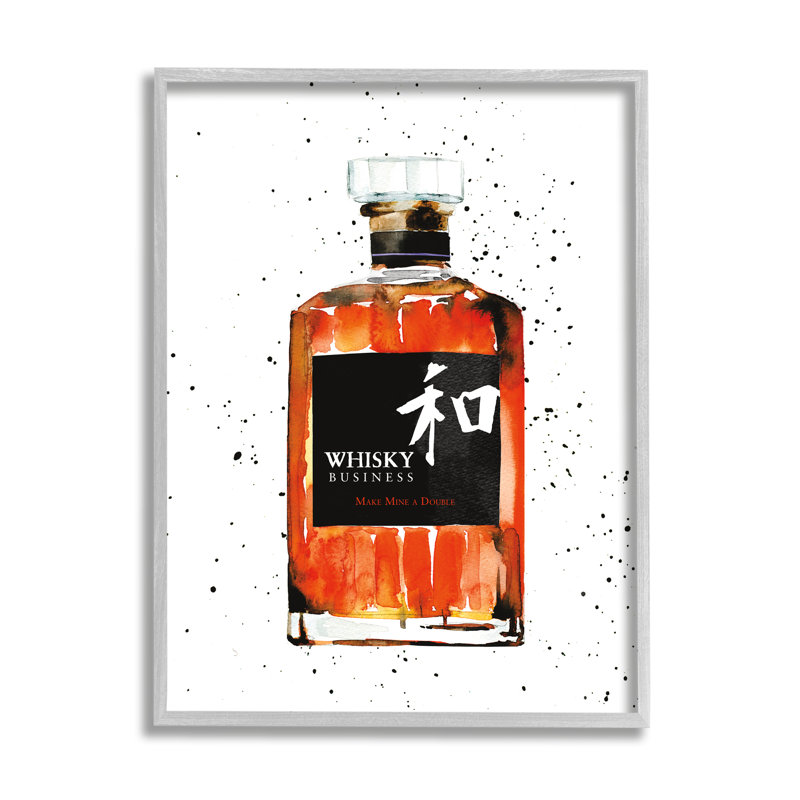 Whisky Business Quote, H 30 po x l 24 po, Estampe numérique Farmhouse