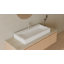 Lavabo de salle de bain vasque rectangulaire en résine blanc mat 39,3 "x 18,8" Badeloft WB-05-XL-M-35943775