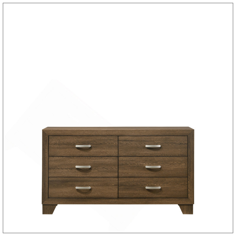 Commode à finition chêne Miquell