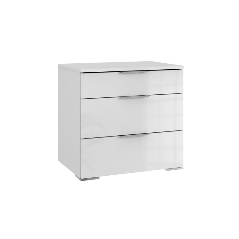 Capp 58cm W Bedside Table, White