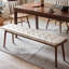 Banc de salle à manger, banc de table pour salon avec coussin en cuir-2145803784
