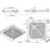 36" W X 36" D X 72" H Framed Square Shower Enclosure With Base