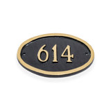 Classic Oval Address Plaque