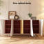 Buffet décoratif crème de style symétrique