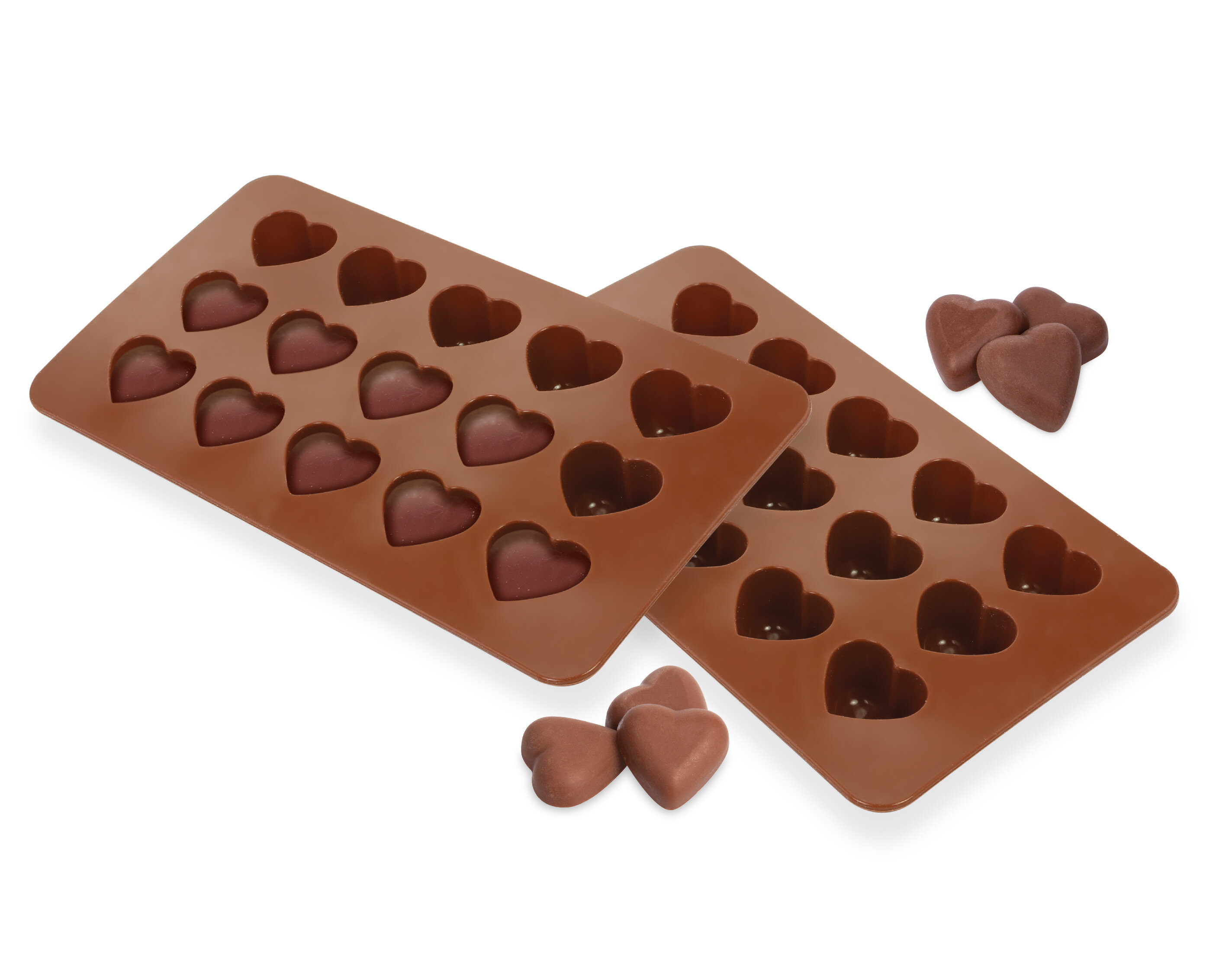 Heart-Shaped Valentine's Day Silicone Baking and Candy Mold, 12-Cavity -  Wilton