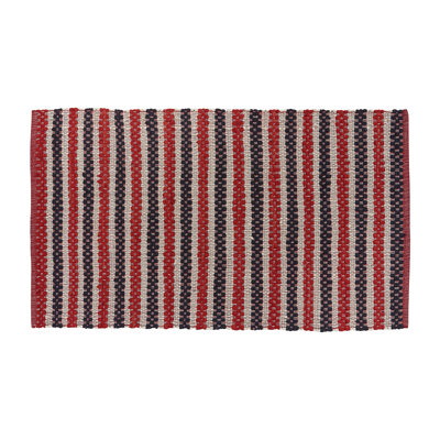 Keelon Cotton Striped Rug