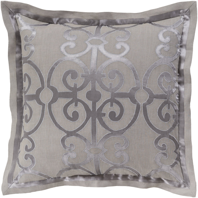 Versaille Linen Blend Sham Set, Euro, Blue