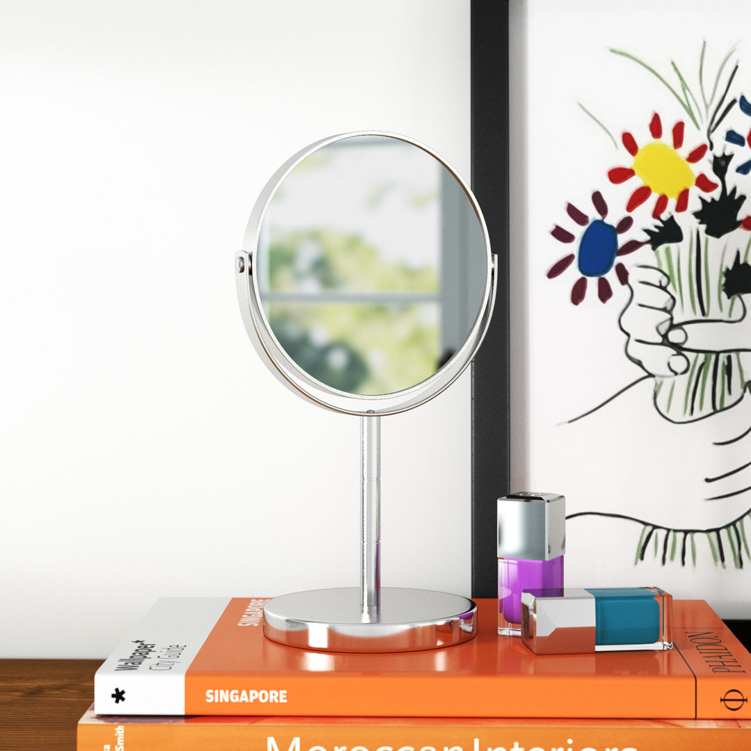 Swivel Table Magnifying Makeup/Shaving Mirror
