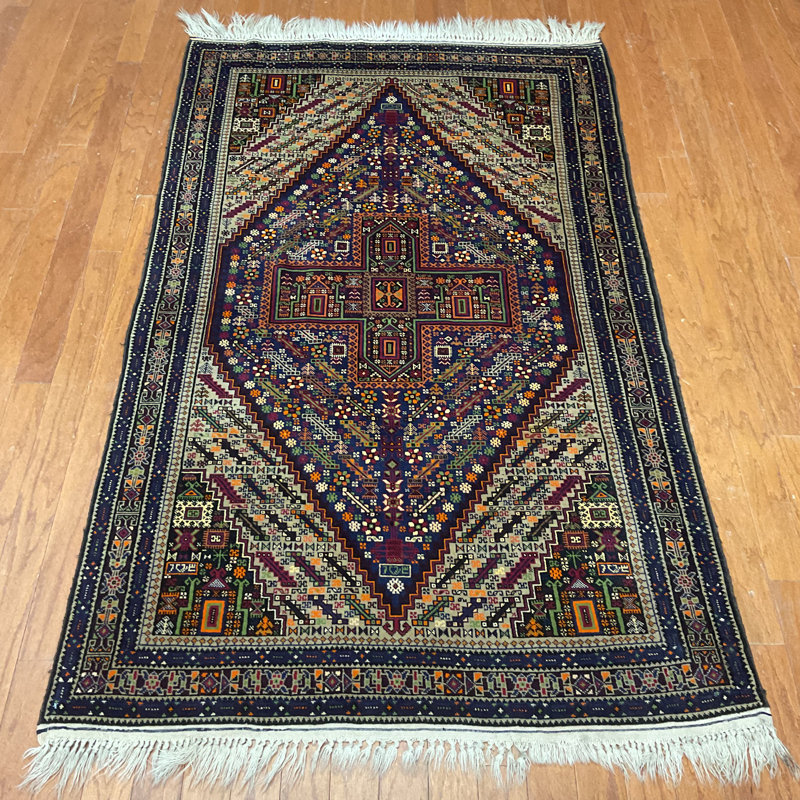  Tapis en laine Balouchi fait à la main