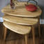 Ensemble de 3 tables basses Conie