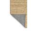 Tapis brun lavable à la machine de style Mid-Century moderne 415-755359095
