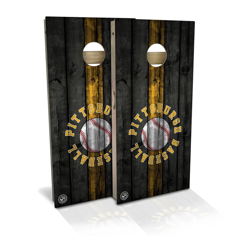Ensemble de cornhole Pittsburgh Baseball, AUCUN accessoire