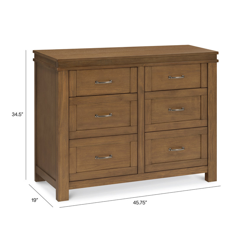 Wesley 6 Drawer Dresser, Stablewood