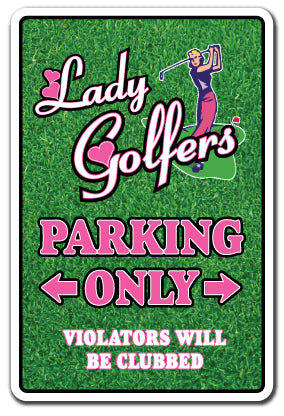 Lady Golfers Decal