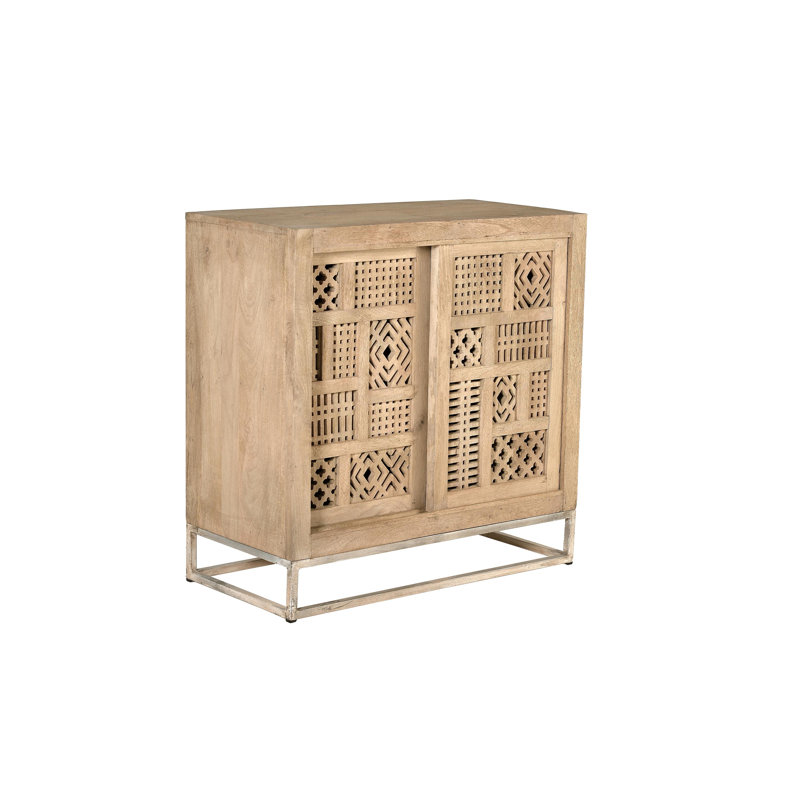 Beckman 90cm Solid Wood Sideboard