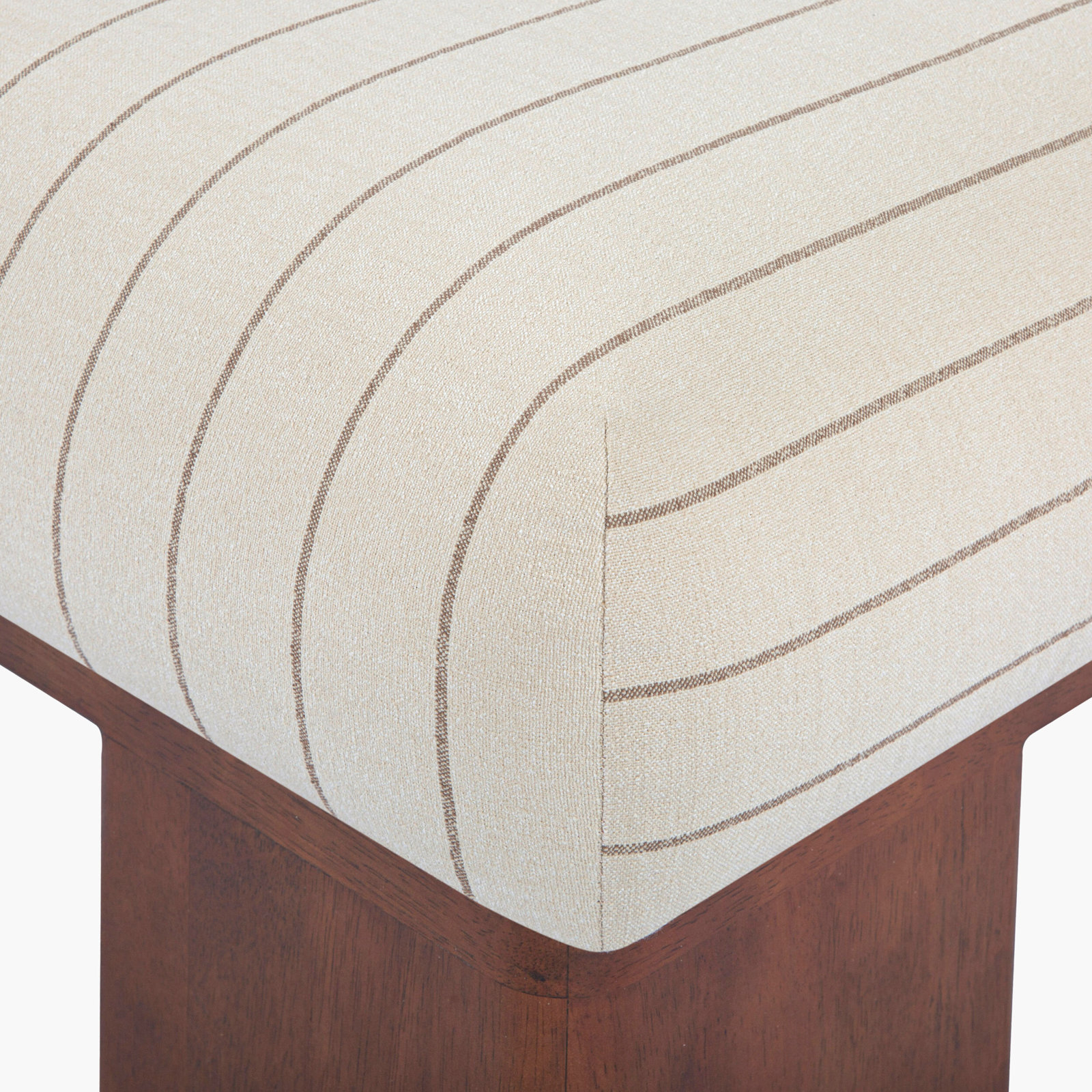 Vidor 36" Ottoman, Dune Stripe
