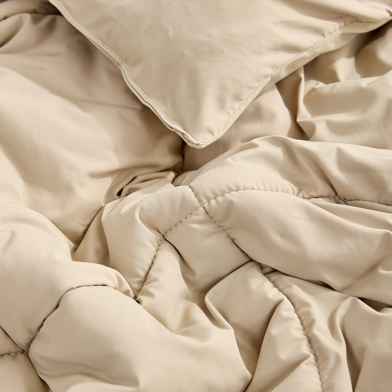 Nourishing Retreat - Coma Inducer Oversized Comforter Set, Queen Comforter + 2 Pillow Shams, Beige
