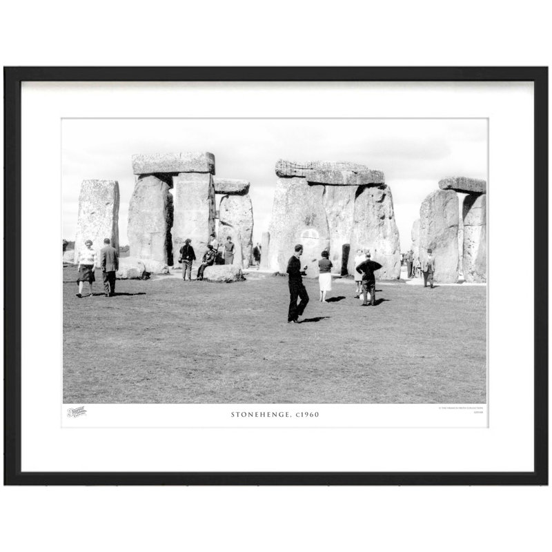 Stonehenge, C1960 - Single Picture Frame Print, 28cm H x 36cm W x 2.3cm D