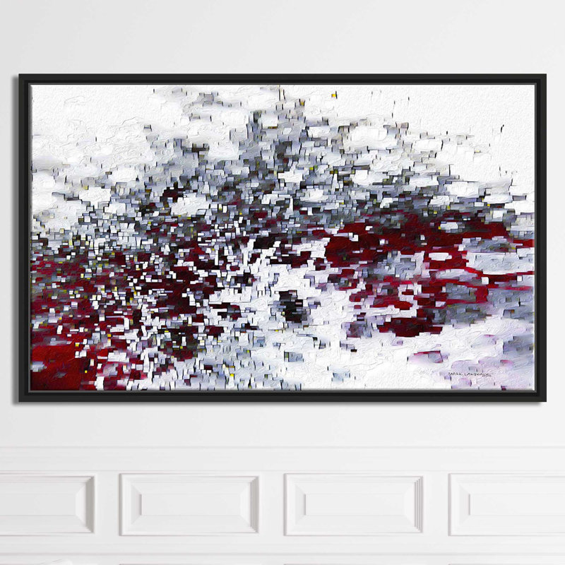 «Gods Amazing Love, John 03:17» par Mark Lawrence, reproduction d'art, H 27,5 po x l 43,5 po x P 2 po, Cadre flottant noir