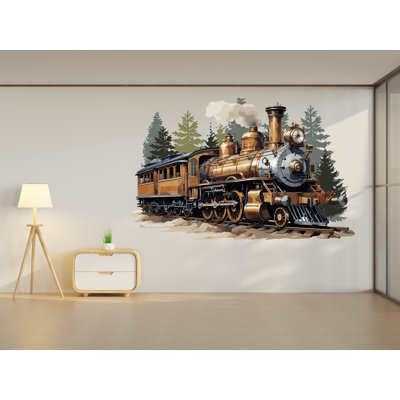 Train Wall Decal Train Wall Sticker Train Art Train Wall Vinyl Wall Decal