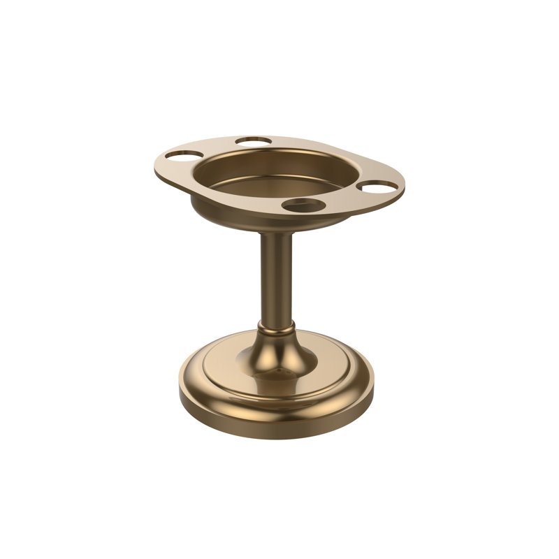 Porte-brosse à dents & culbuteur Gober, Bronze brossé