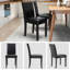 Chaises de salle à manger rembourrées en bois massif H 18,9 po-599242123