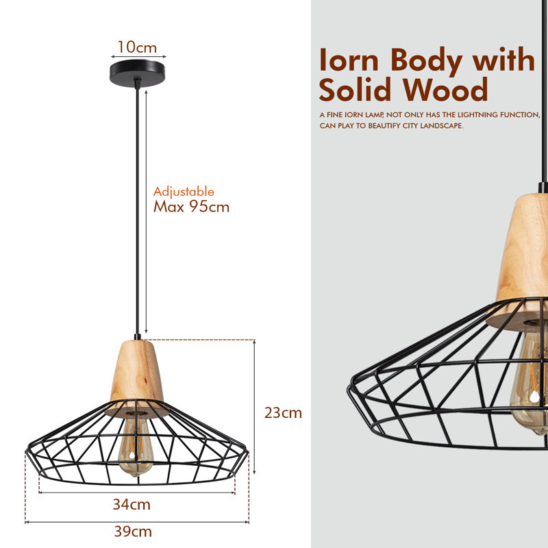 Bonniview 1 - Light Black Single Pendant, Yes