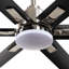 Ventilateur de plafond standard à 6 pales de 72 po avec télécommande et ensemble d'éclairage inclus Angjelina