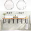 140cm Solid Wood Bathroom Vanity Top