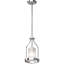 Mini-luminaire suspendu d'intérieur 1 lumière avec abat-jour cylindrique en verre givré Melini