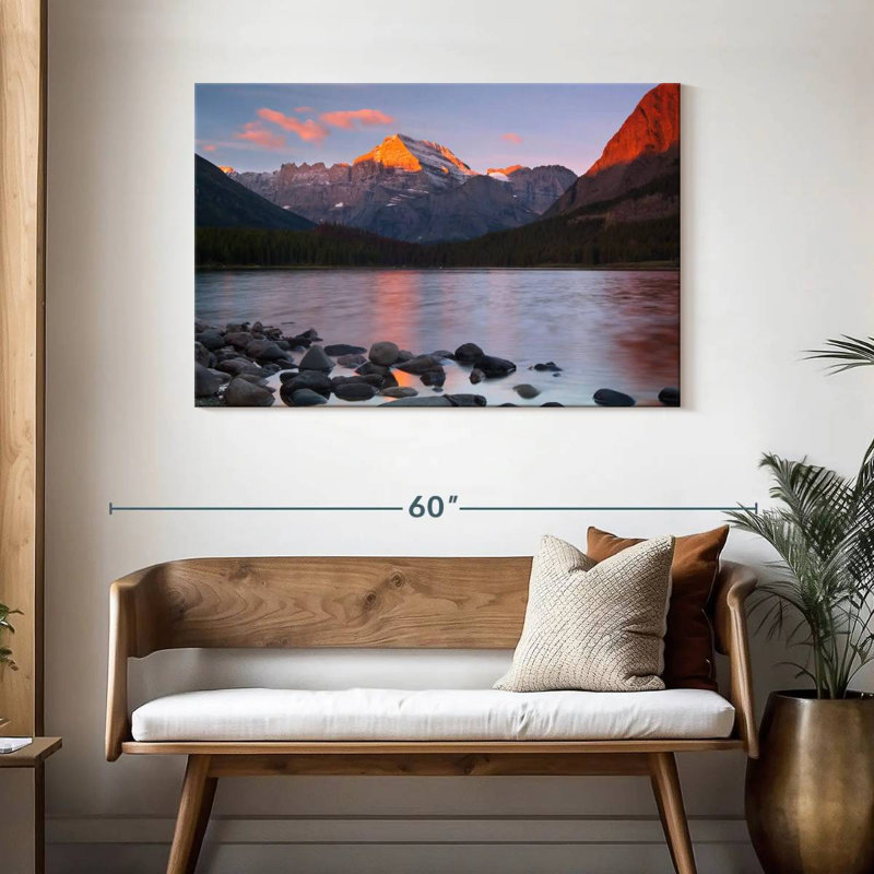 Coucher de soleil fantaisiste Alvord Montana, H 30 po x l 45 po