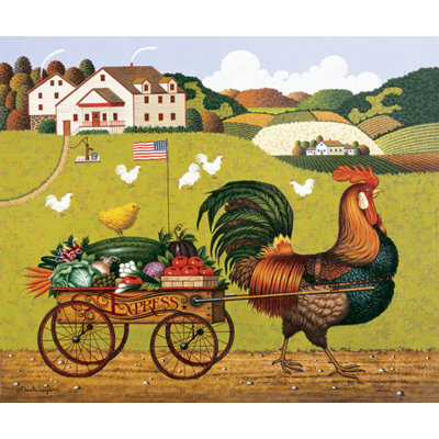 " Rooster Express " by Charles Wysocki