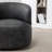Tybias Faux Leather Swivel Barrel Chair-110828115