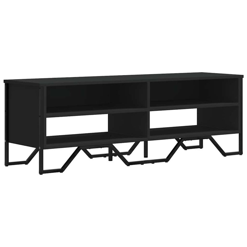 Andan Unfinished TV Stand, Black, 122cm
