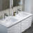 Artesian 48'' Double Bathroom Vanity with Ceramic Top