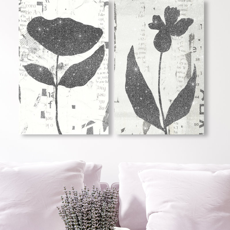 Single Flowers Set Set by Oliver Gal, 30"H x 20"W, Gallery Wrapped