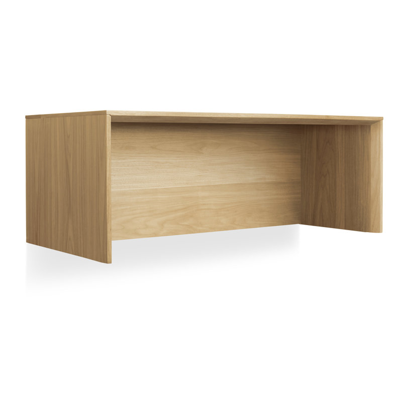 Wonder Wall Floating Desk, White Oak