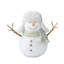Figurine bonhomme de neige scintillant (ensemble de 2)