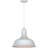 1-Light Indoor or Outdoor 16"W White Single Dome Pendant-11801283