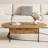 Oval Double Drawer Coffee Table